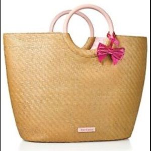 Juicy Couture tan tote bag.